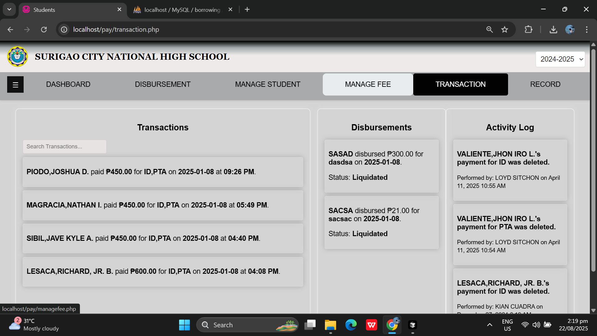 Payment posting
